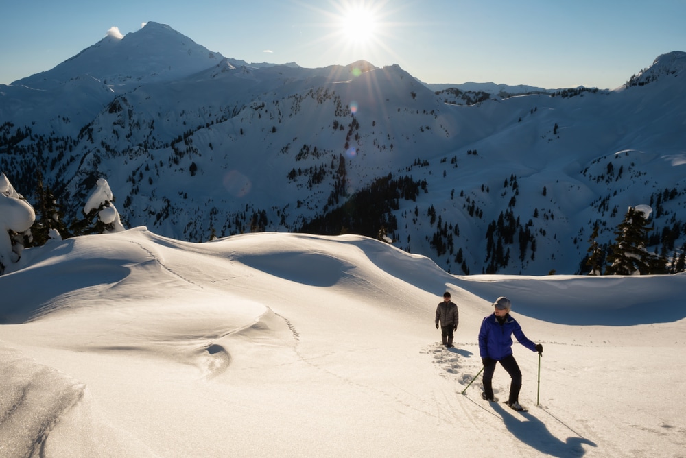 Snowshoeing at Mount Baker