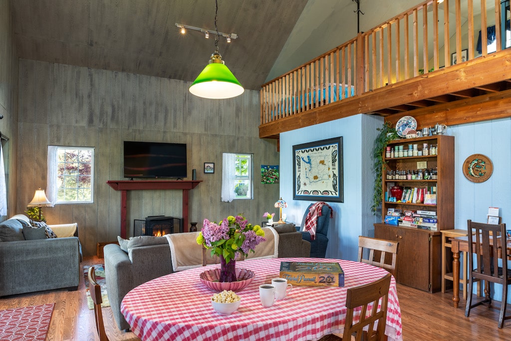 Head to these Bellingham Coffee Shops before checking into our Bellingham Bed and Breakfast, rental cottage pictured here 