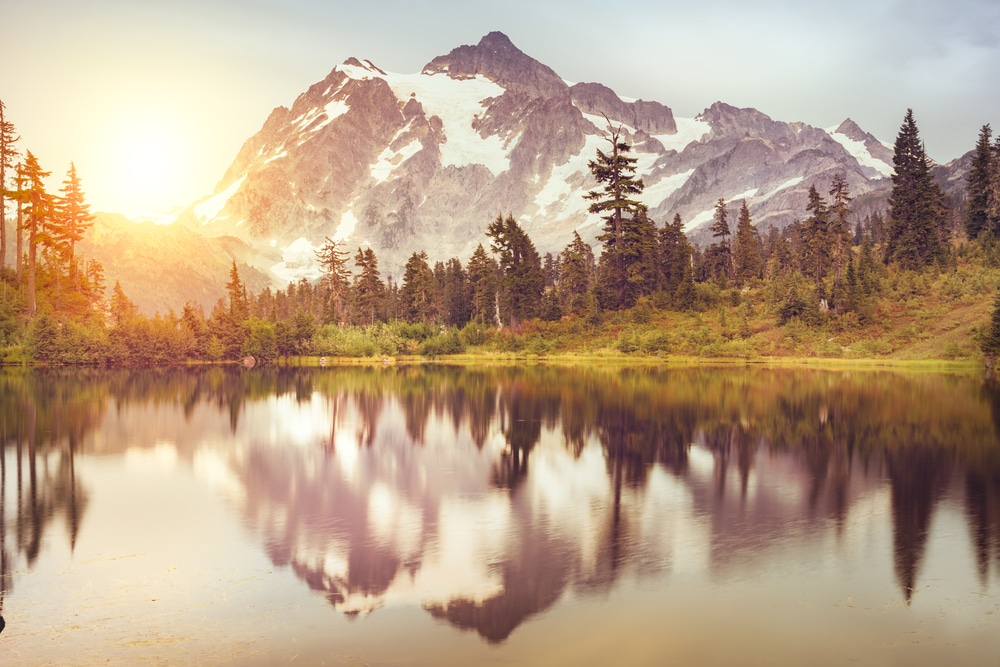 The stunning views you'll encounter at the Mount Baker Snoqualmie National Forest