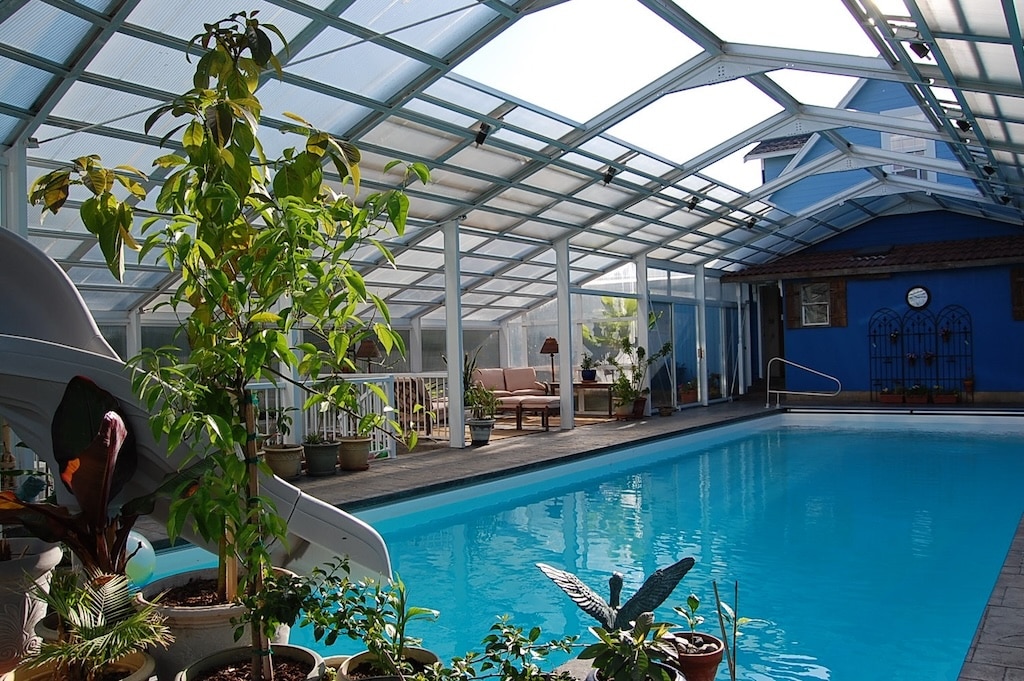 Bellingham Restaurants with Outdoor Seating, photo of the pool at our bed and breakfast 